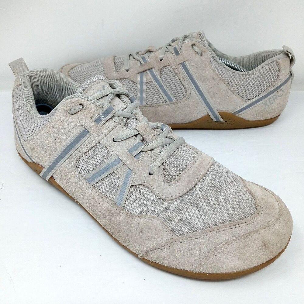 Xero Prio Suede Barefoot Running Shoes Womens Size 11.5 Footshape Gray Sneakers
